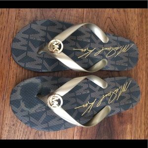 Michael Kors  gold thongs